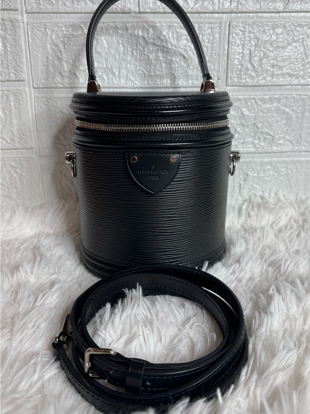 Louis Vuitton Cannes Handbag – Black Epi Leather